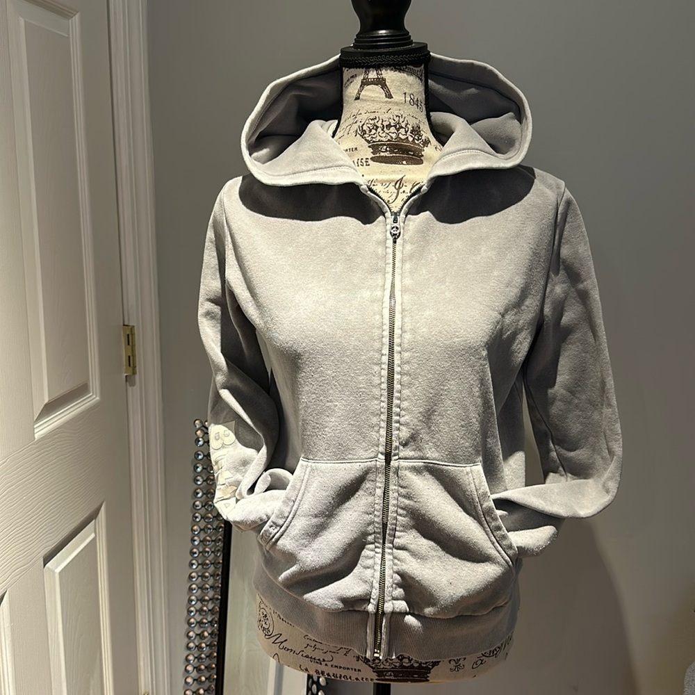 BUTTER zip sweater sweatshirt hoodie with skull-Size kids XL fits women’s Small